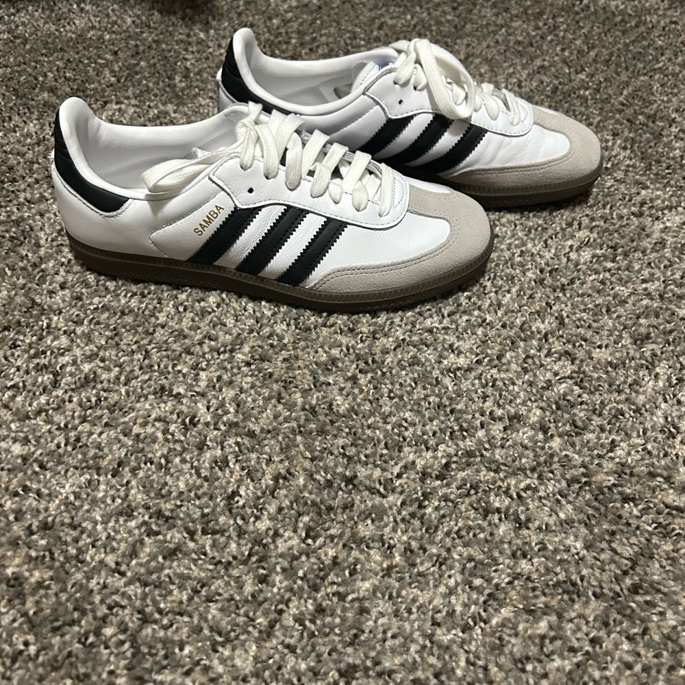 Adidas Samba White Black Sneakers